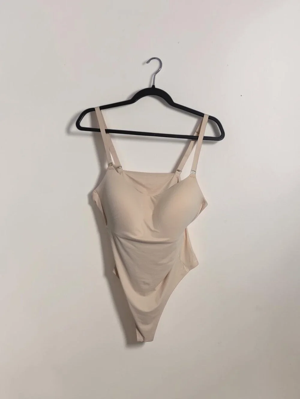 Victoria's Secret Beige Nude Shaping Thong Bodysuit Size XL